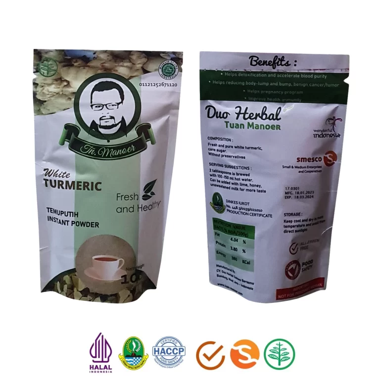 white turmeric product